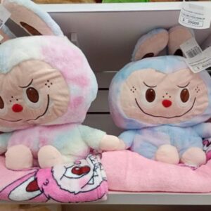 Peluche Conejo con Capucha y Manta
